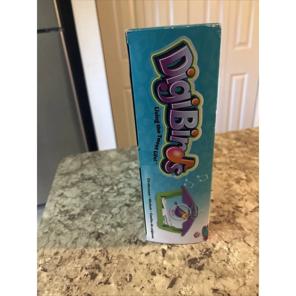 Rare SEALED Digi Birds Singing Bird W/‎ Swing & See-saw Birdhouse Set Series 1